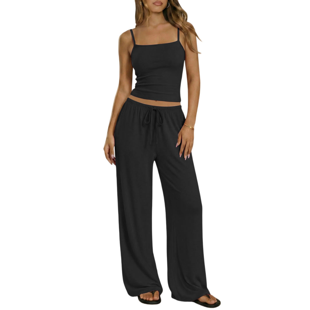 SpringSummer New Womens Vest And Camisole Set