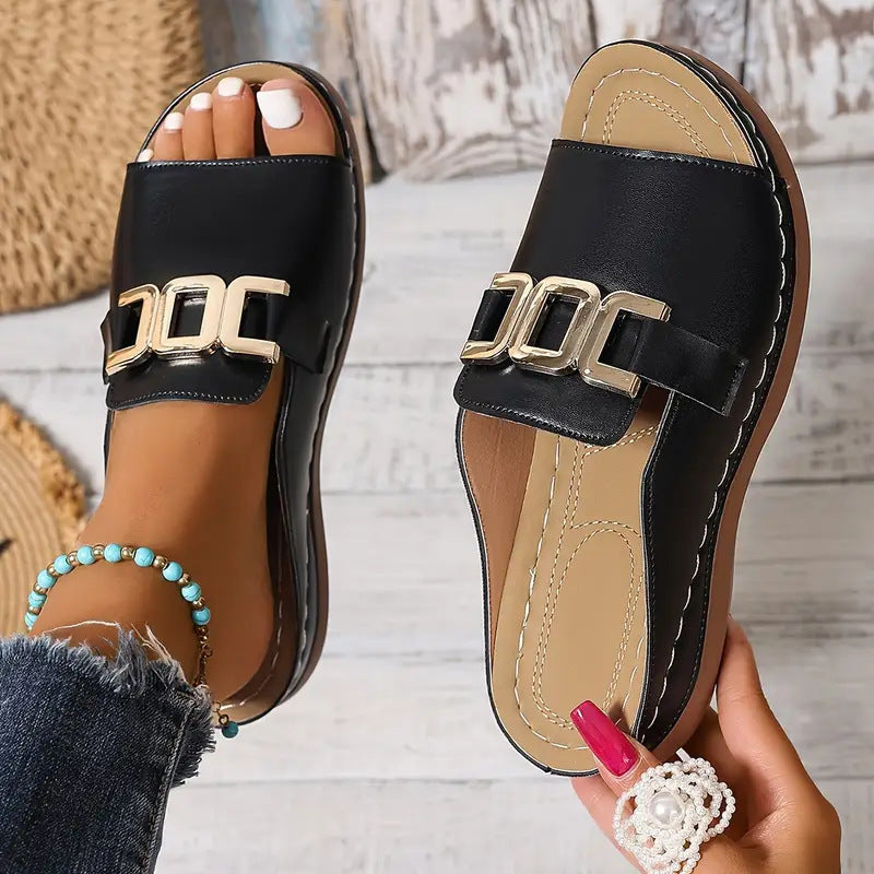 Sole – Orthopedic Chain Wedge Sandals