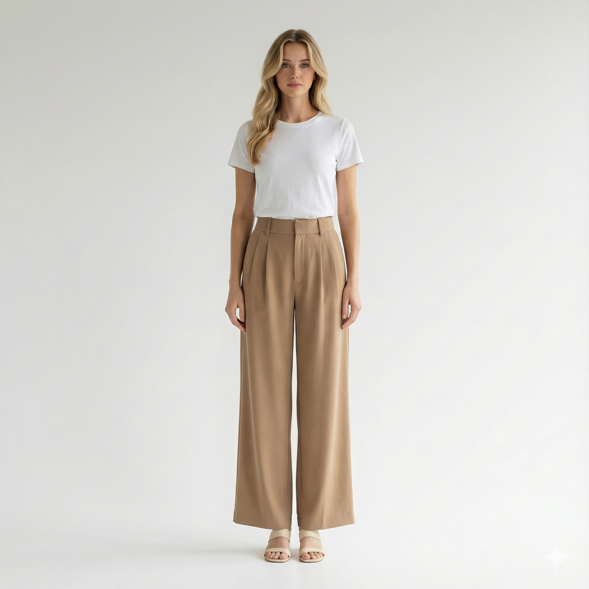 Puck - Casual High Waist Trousers