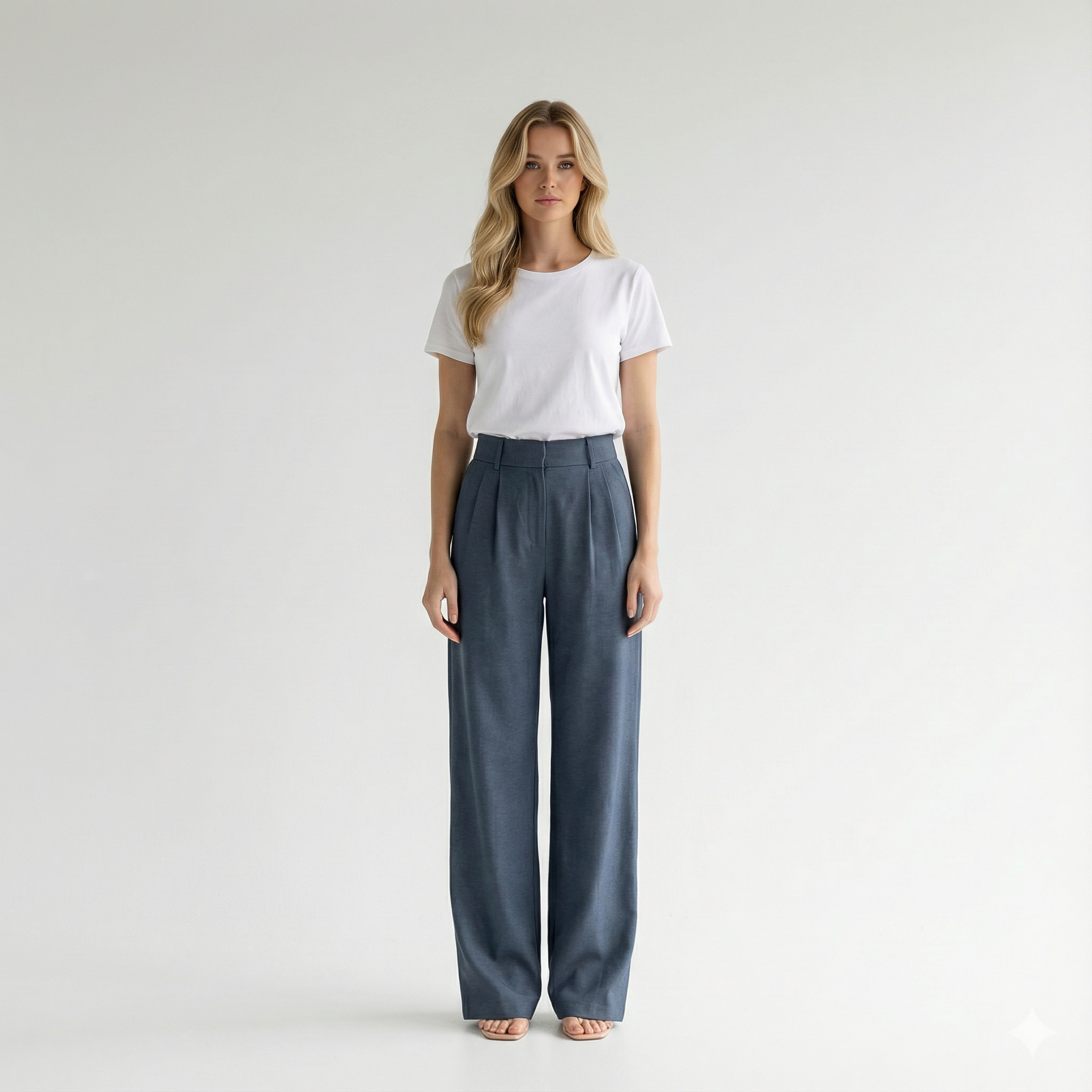 Puck - Casual High Waist Trousers