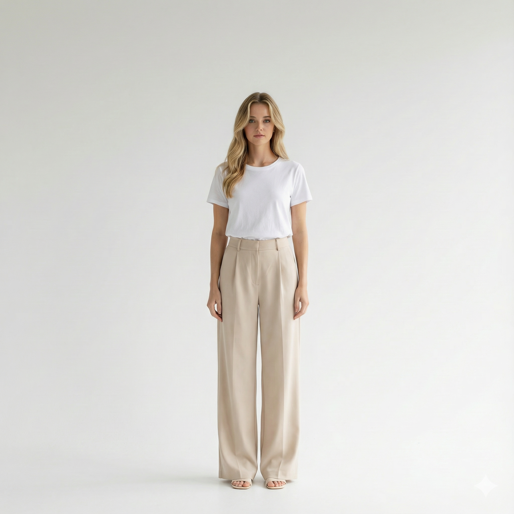 Puck - Casual High Waist Trousers