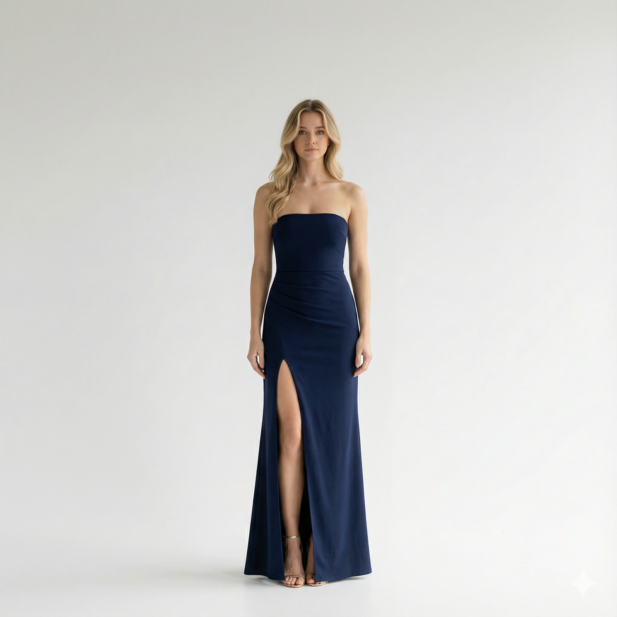 Casey - Strapless Split Long Dress