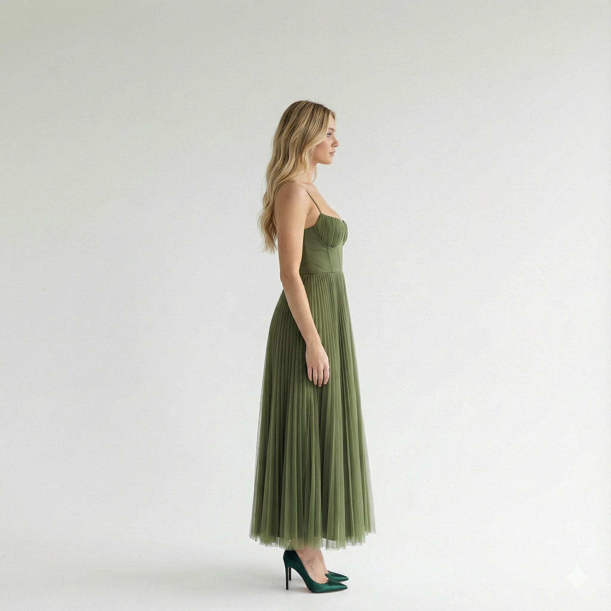 Livia -  Long Open Back Summer Dress