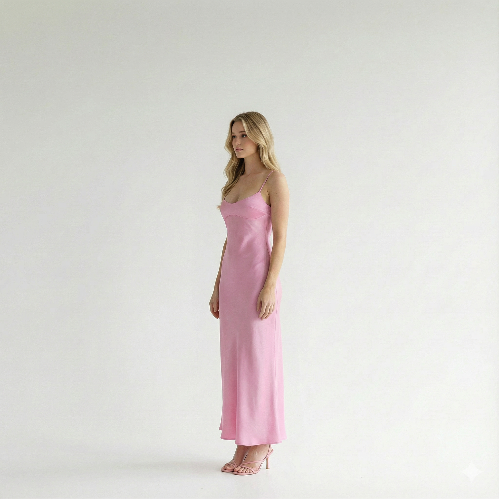 Lucia - Satin Elegant Summer Dress