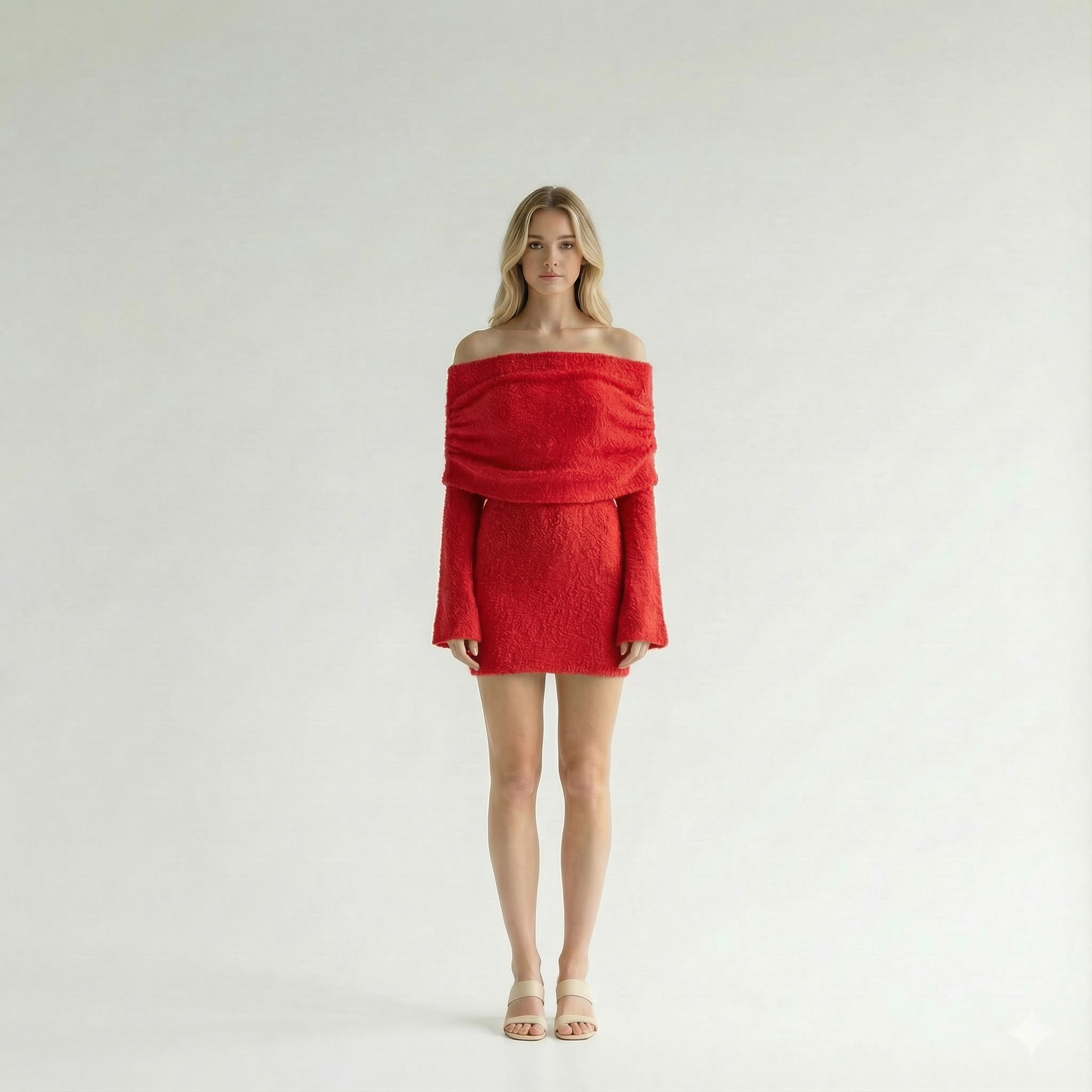 Lila - Off-Shoulder Knit Dress