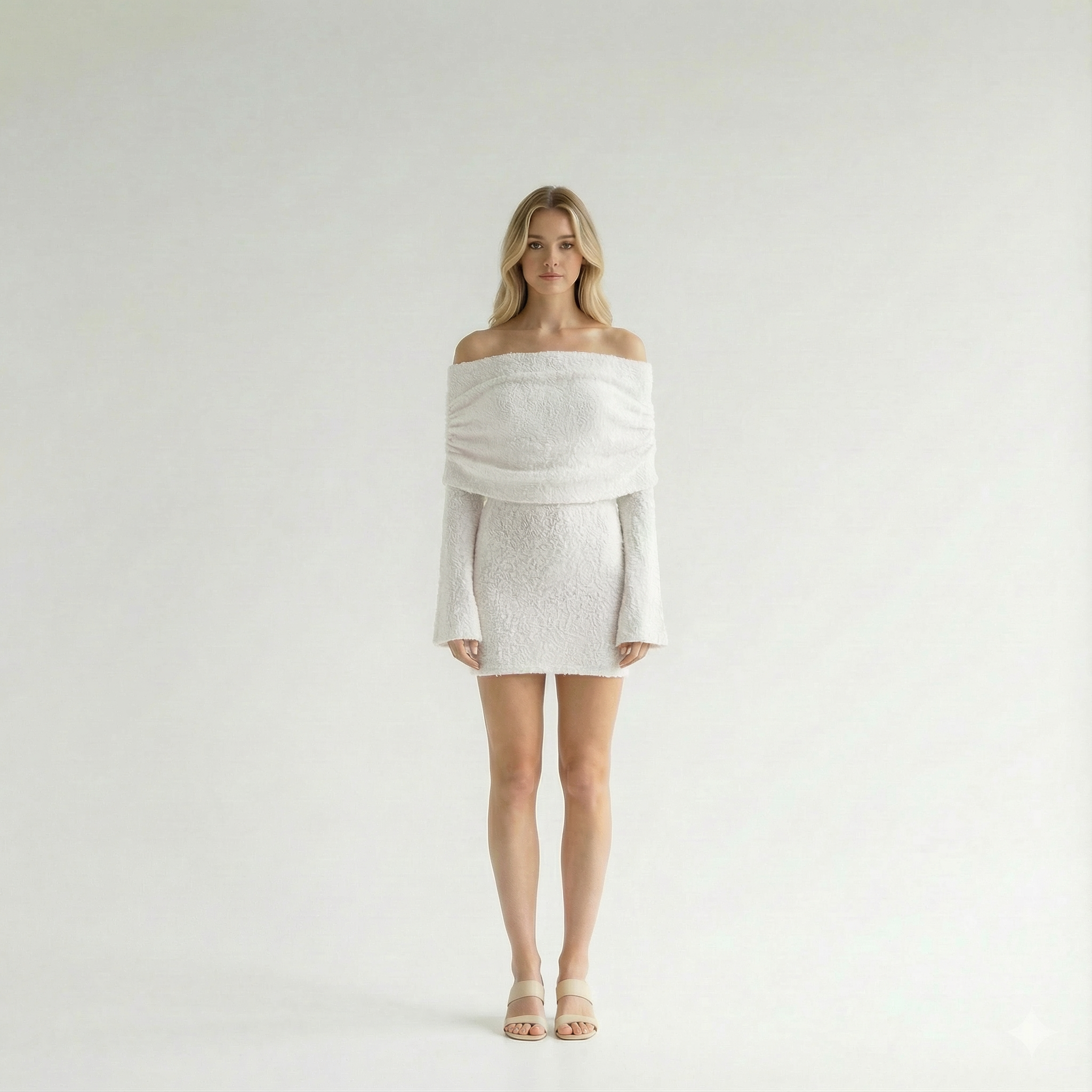 Lila - Off-Shoulder Knit Dress