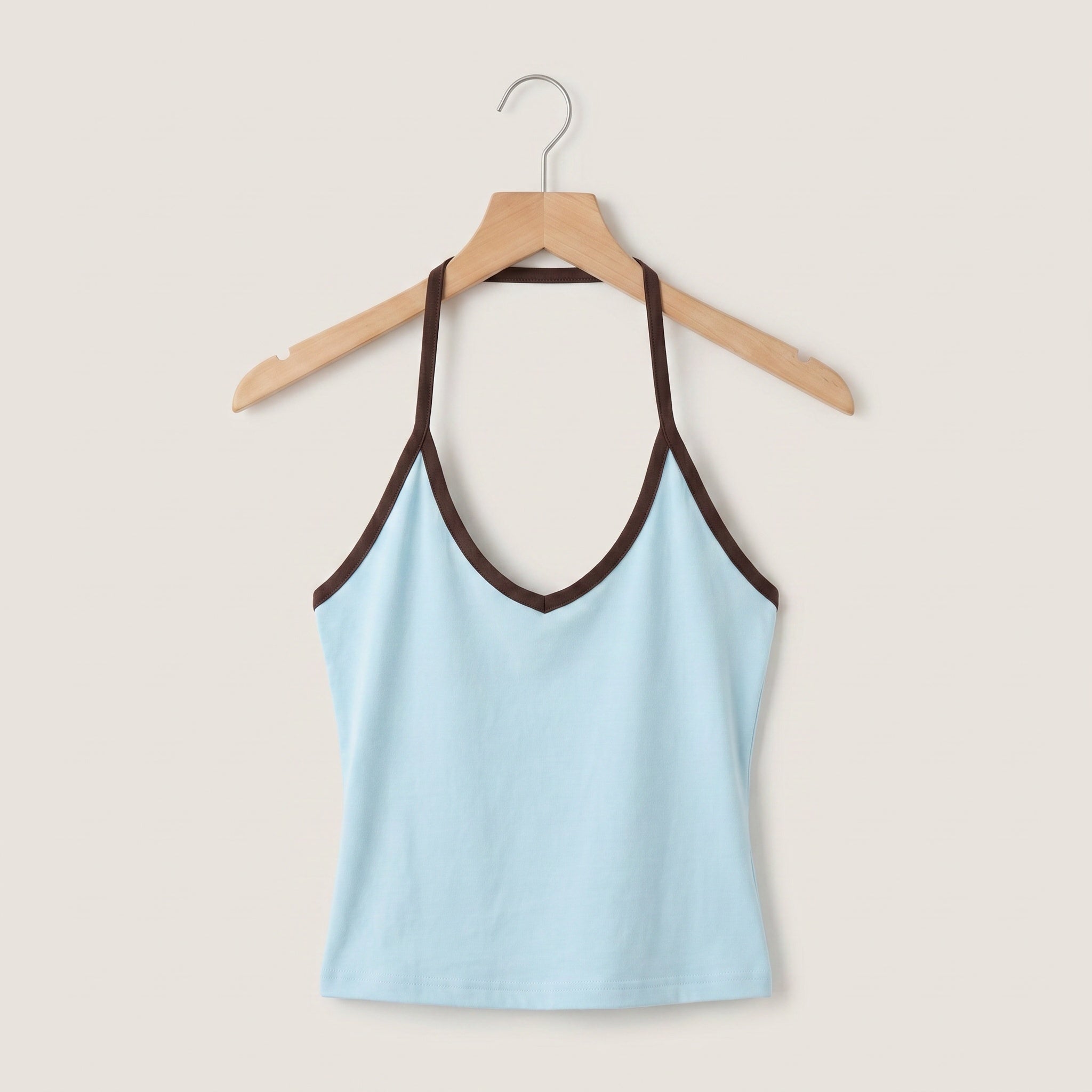 Elara – Lace Halter Top