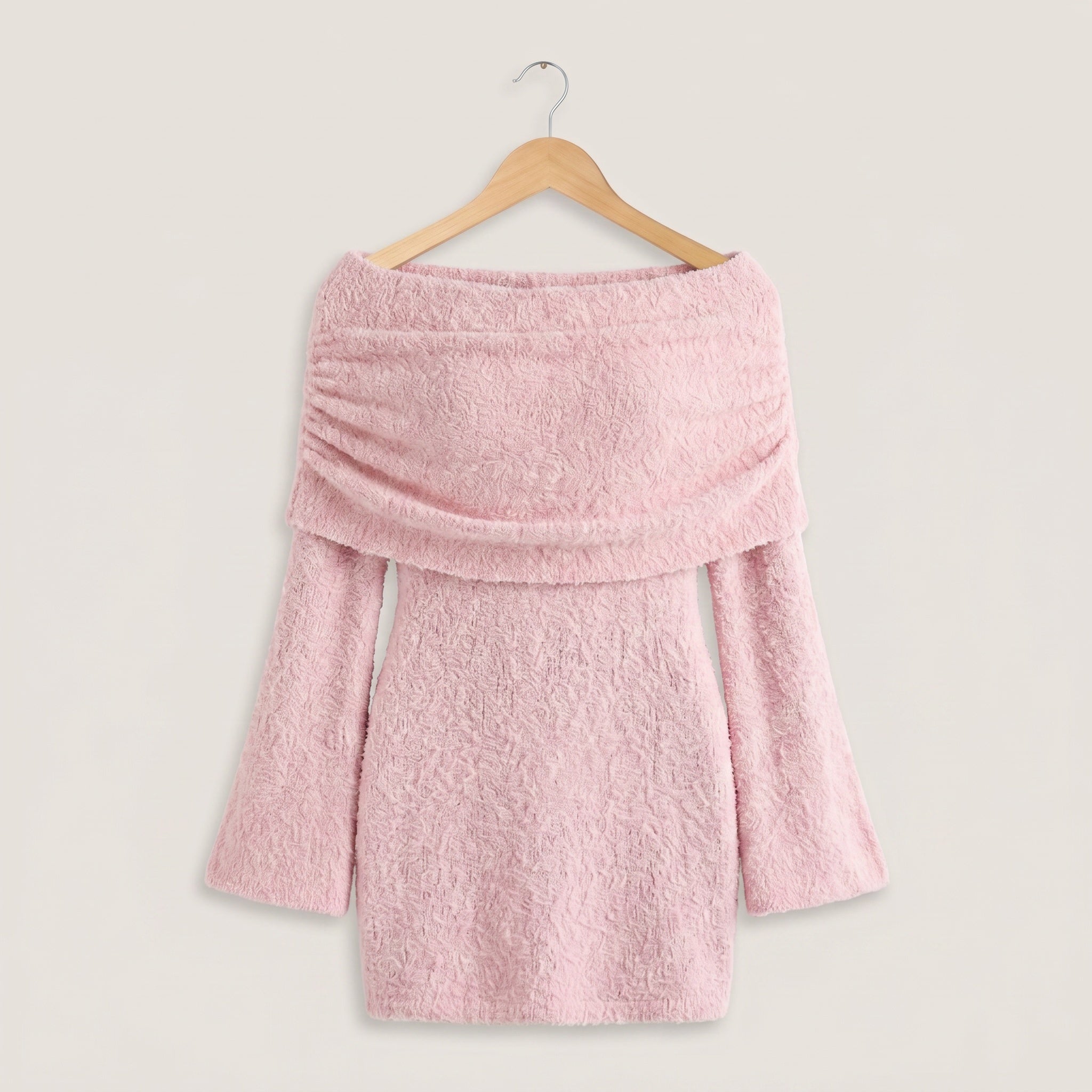 Lila - Off-Shoulder Knit Dress