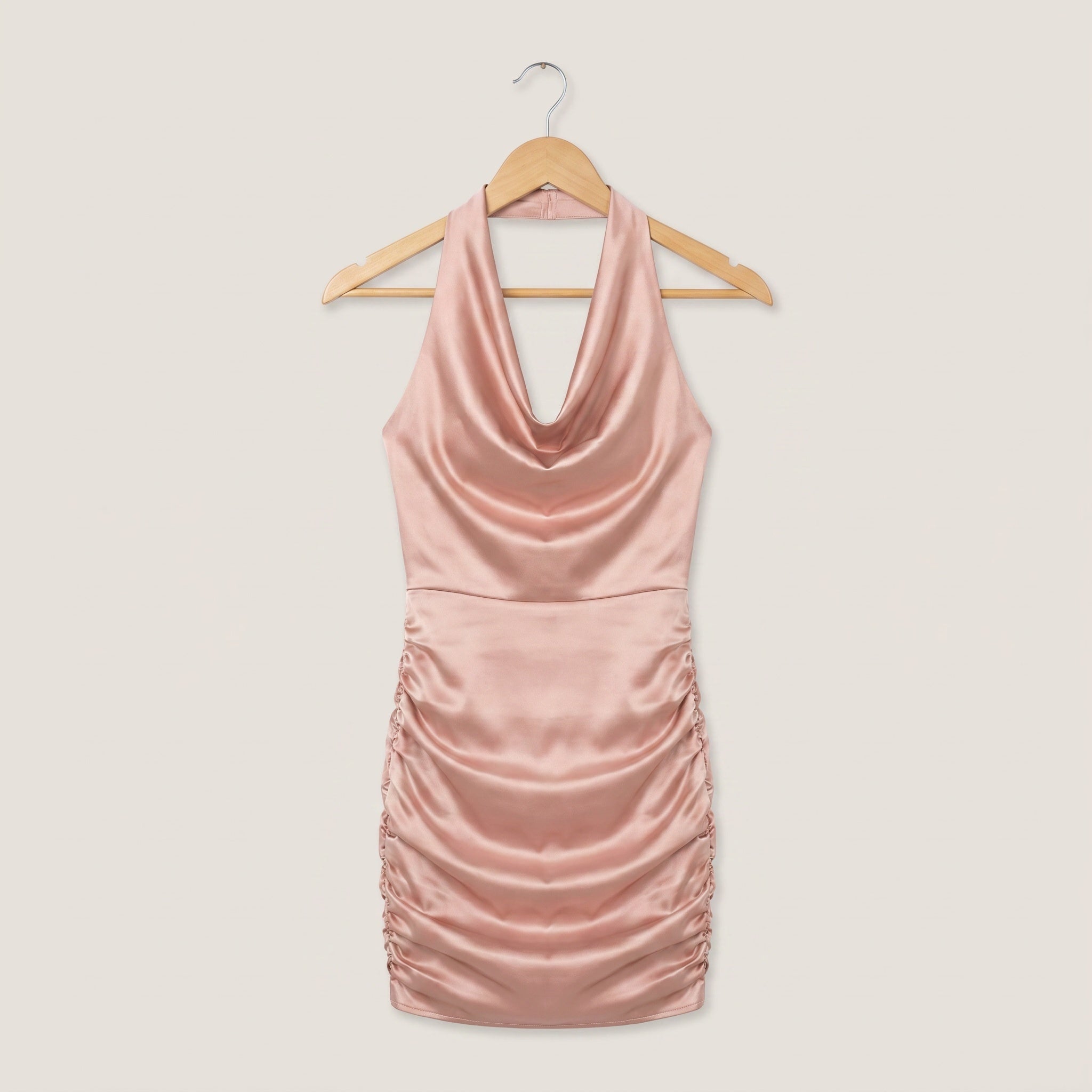 Romy - Satin V-Neck Dress