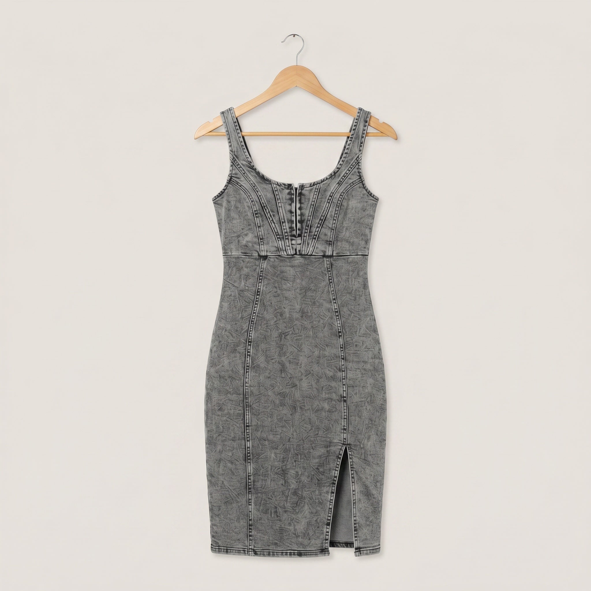Spikey - Denim Tight Dress